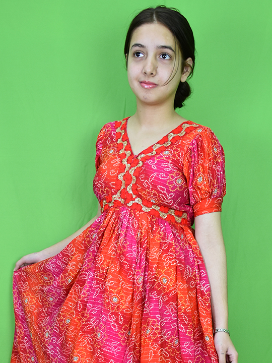 Bandhani dress