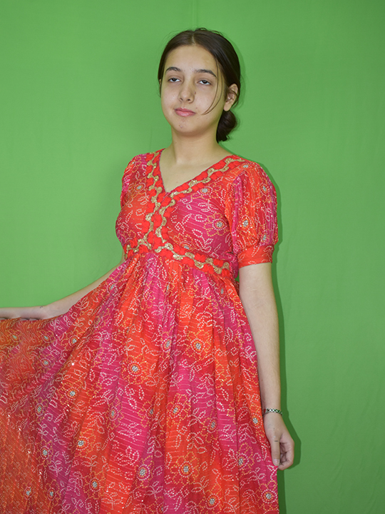 Bandhani dress