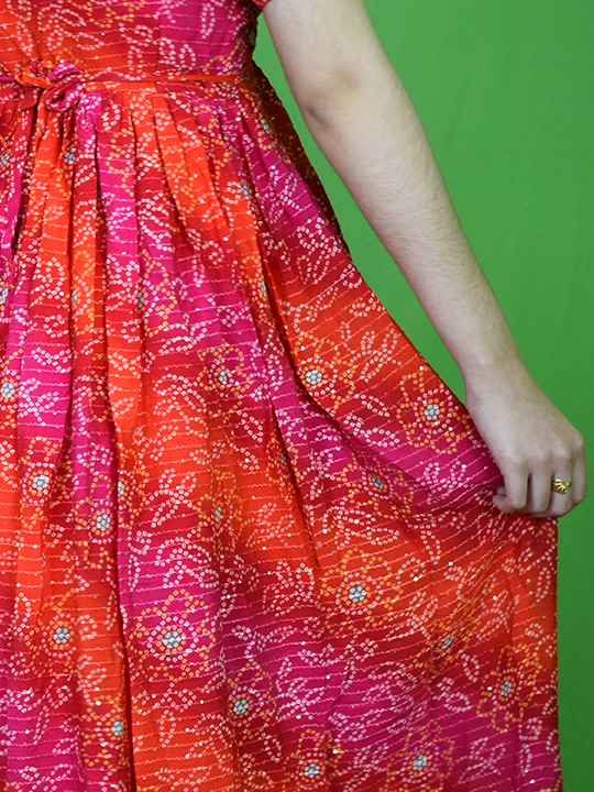 Bandhani dress