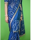 Purple jaree saree